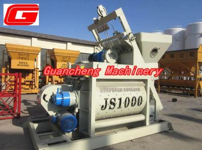 China JS series Compulsory Concrete Mixer double axis 1000 liter concrete mixer for sale