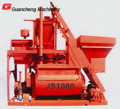 China Compulsory Concrete Mixer JS1000 towable plaster , cement concrete mixer for sale