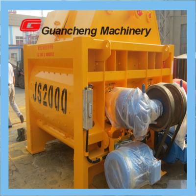 China JS Type Twin Shaft Mixer Batching Plant Hydraulic Concrete Mixer for sale