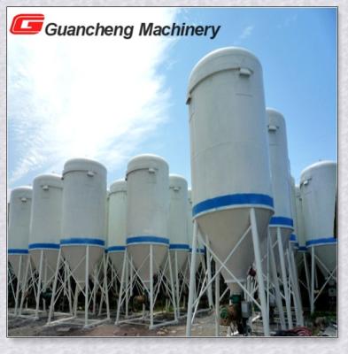 China Carton Steel Cement Storage Silo , Dry Mortar Mixing Storage Tank Portable Cement Silo for sale