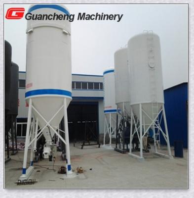 China Portable Carton Steel Dry Mortar Storag Mobile Cement Silo 22000L Volume for sale