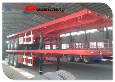 China Reboque resistente da suspensão da mola de lâmina semi para o transporte do recipiente de 20ft/de 40ft à venda