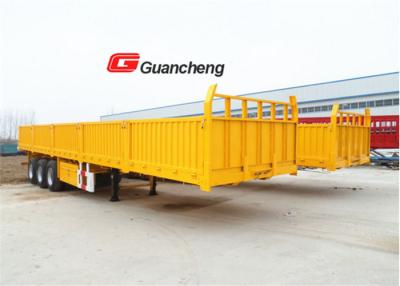 China Tri wallside del árbol de 40 pie3s del árbol del flanco remolque semi para el transporte del cargo en venta