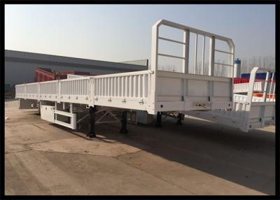 China 50 Flatbed de Aanhangwagenmateriaal van de ton Zijlift, Zij Zij het Heftoestelaanhangwagen van het Ladervervoer Te koop