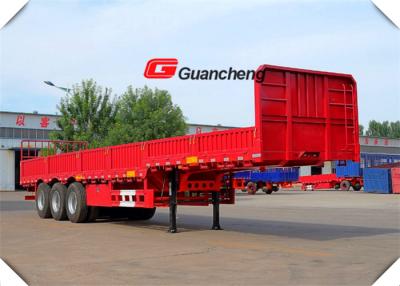 China Common Mechanical Suspension Side Loader Trucks For Open Bulk Cargo Transport for sale