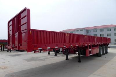 China Tri Axle Open Door Wallside Cargo Semi Trailer For Bulk Cargo Transport CE ISO9001 for sale