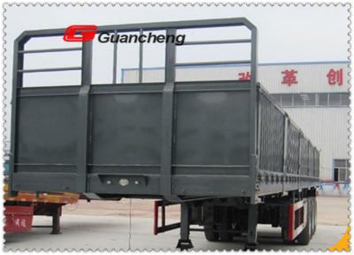 China 40 Ton Loading Capacity Cargo Semi Trailer , Container Side Loader Trailer for sale