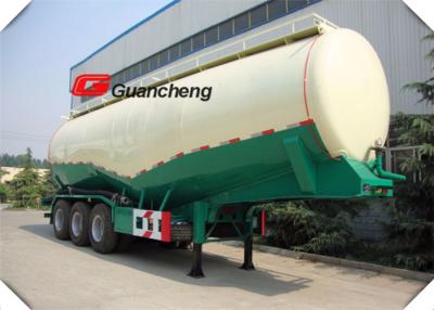 China Large Capacity V Shape Bulk Cement Tank Trailer For Flyash Transportation for sale