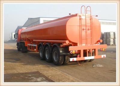 China Fuel Transport Tanker Trailer 2 Axle Tank 30000 Liters Fuel Tanker Semi Trailer for sale