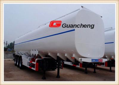 China 35 Cbm Asphalt Tanker Fuel Tanker Trailer with 500 mm Hight Main beam for sale