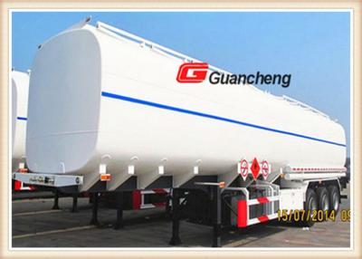 China Cbm 3 Axles Diesel Fuel Storage Tanks Semi Tanker Trailers , Oil Tanker Trailer for sale