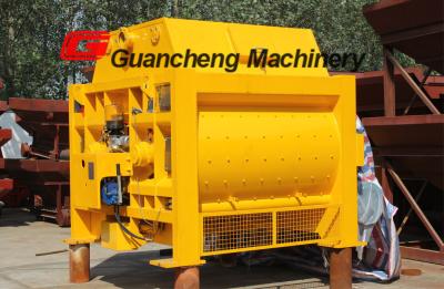 China Compact Structure Twin Shaft Concrete Mixer / double Shaft Concrete Mixer for sale