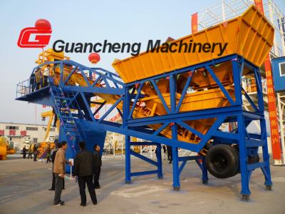 China Planta concreta portátil do grupo/planta concreta móvel com controlo automático completo à venda