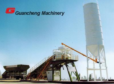 China PLC Control System Concrete Mixing Plant / Mobile Batching Plant 48.6 kw for sale