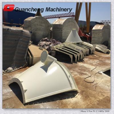 China 75m3 Mobile Cement Silo , Portable Cement Silo 100 ton 11000 x 2800 x 2800 mm for sale