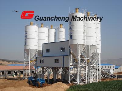 China Steuerungs-konkrete Mischanlage mit gesamtem vollautomatischem System zu verkaufen