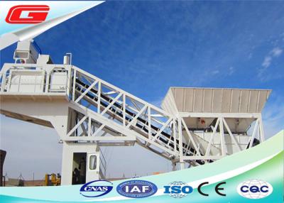 China 380V / 50HZ Mobile Ready Mixed Concrete Mixing Plant With Simple Compact Structure for sale