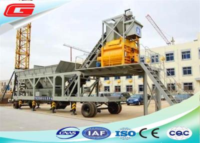 China YHZS50 Mini Mobile Ready Mix Concrete Mixing Plant Mobile Concrete Batch Plant for sale