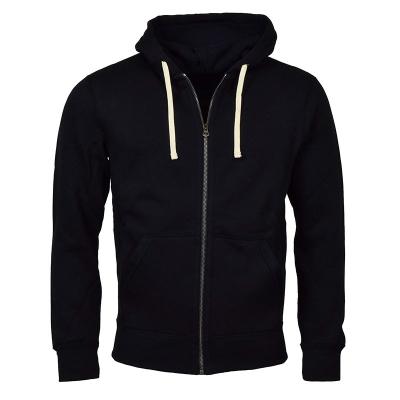 China Custom Anti-Wrinkle Winter Lined Mens Plus Size Heavy Full Zipper Hoodie for sale