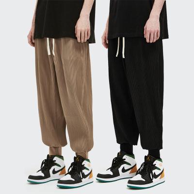 China Anti-pilling Fashion 2022 hot custom clothing manufacturers amazon sale spring streetwear plus size unisex men's trousers and slacks sweatpants for sale