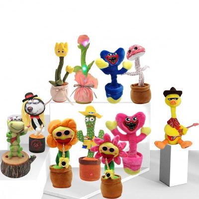 China Animal toy 066 ew ascinating rithe sing ance Rose Kids ift plays Toy Twist Music Dance nchanting bottom cactus for sale