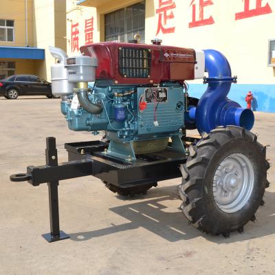 China Small Irrigation And Farming Agriculture Water Pump By Single Diesel Engine for sale