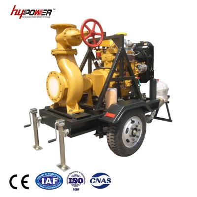 China Irrigation Agriculture Irrigation Diesel Engine Water Pump Set With Trailer Exported To Thailand for sale