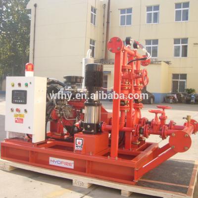 China Water Treatment Solutions Fire Water Pump Set With Diesel Engine for sale