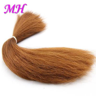 China New Type Makeup Brush Camel Silky Straight Wave Material Hair Dyed Color Camel Hair Loose Boiled Camel Hair for sale