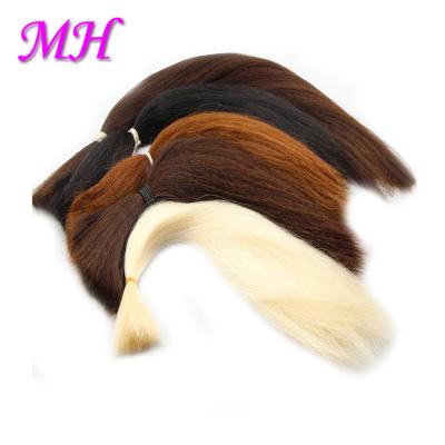 China Silky Straight Wave 100% 8-20in Length Straightened And Boiled Treatment Camel Hair Wool Volume for sale