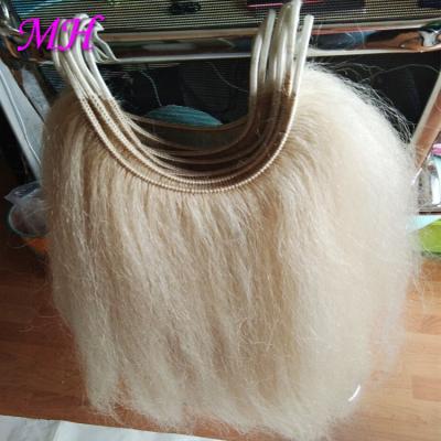 China Yaki Washed Hair White Fake Yaks Beard Fake Hair Natural Pure Wefted Yaks Beard For Sale for sale