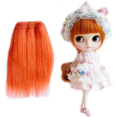 China Cartoon Toy High Quality Wholesale Alibab in Russia Hair for Blythe Wefted Mohair Doll Hair Angora Goat Weft Wool for sale