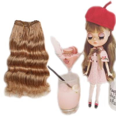 China Cartoon Toy High Quality Hair for dolls wholesale white hair extensions doll goat hair wefts for fashion doll for sale