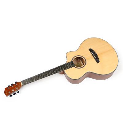 China Impeccable Inventor Solid New 40 Inch OEM Matte Top Solid Factory Made Acoustic Guitar For Wholesale for sale