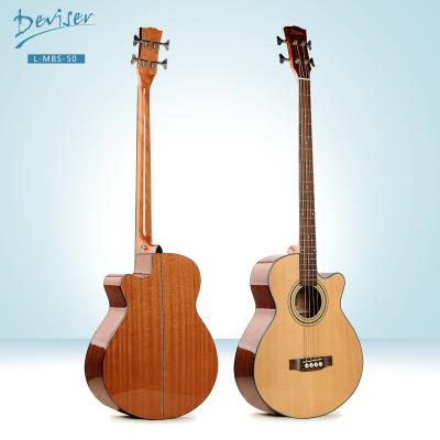 China Musical Instrument Inventor Factory Price 4 Flawless String Acoustic Bass Guitar for sale