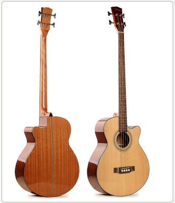 China Over His Thirty One 4 String Acoustic Bass Guitar Wooden Electric Bass Guitar with Good Quality and Best Price for sale