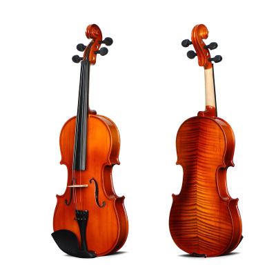 China Inventor Solid Spruce Top Fir Glossy 4/4 Violin Top With Free Case For Wholesale for sale