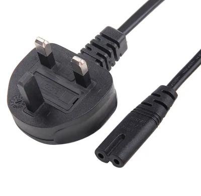 Cina 3A 5A 10A Regno Unito cavo di alimentazione, C7 BS1363 UK 2 pin Power Cable in vendita