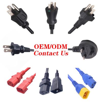 중국 US/Canada  Approved NEMA 5-15P 3 Pin Prong Plug To C13 Plug US Power Cord 판매용