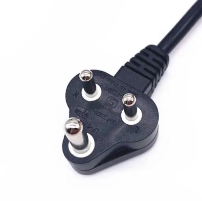 Κίνα 3 Pin South Africa Power Cord , SABS 1.8m 2m 250V C13 AC Power Extension Cord προς πώληση