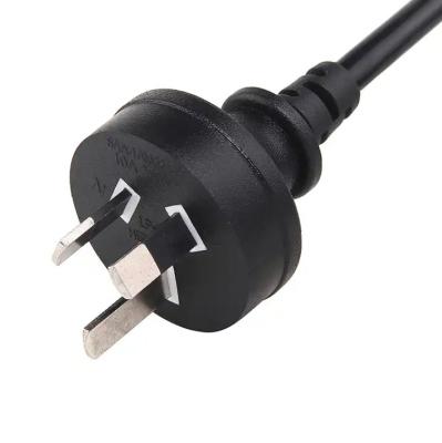 China 3 Pin AU Power Cord Plug To IEC 320 C13 SAA Australia Cable 0.5m 0.75m 1m 1.5m for sale