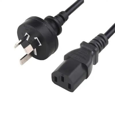 China 7.5A 10A 250V AU Australia Standard SAA Approved Power Cord AC Wire Extension Cable Electric Plug Power Cables en venta