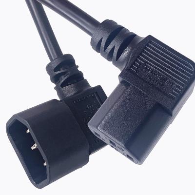 中国 L Type Extension Power Cord 3C 10A 250V Plug With PVC Jacket Custom Length 販売のため