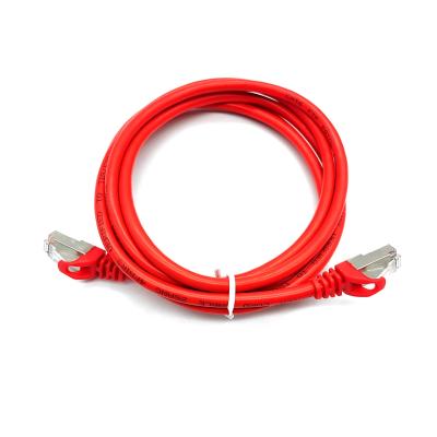 China Waterproof Cat6A RJ45 Patch Cord Cable Customized Length PVC Jacket For Lan Network Connections and Applications for sale