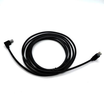 China Jumper 90 Degree Cat5E FTP 28AWG 4PAIRS Ethernet Cable RJ45 Patch Cord Cable for sale