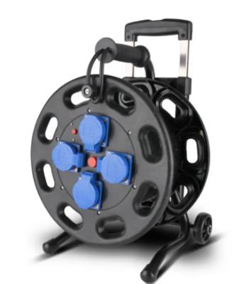 China EU Cable Reel Customized Length Extension Reel Electrical Retractable Cable Reel Power Cable for sale