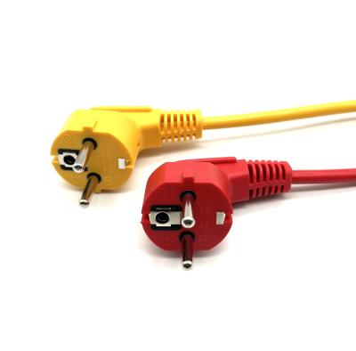 China Y Split 16A 250V Current Rating AC Power Extension Cord in Red/Yellow/Customized for Customized Requirements for sale