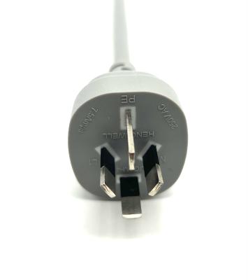 China Australia Plug 4Pin Long-lasting Power Supply AU Power Cord With SAA 4Pin Plug Type And 7.5A Current Rating for sale