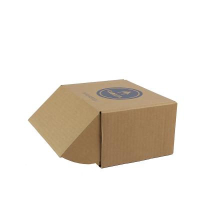 China Recycled Bisposable Cheap Handmade Recyclable Materials Packaging Kraft Paper Box for sale