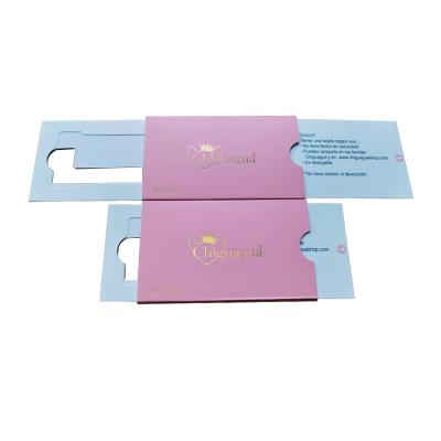 China Recyclable Smart New Design Holographic Printing Sliding Drawer Packaging Box For Name Card Business Card for sale